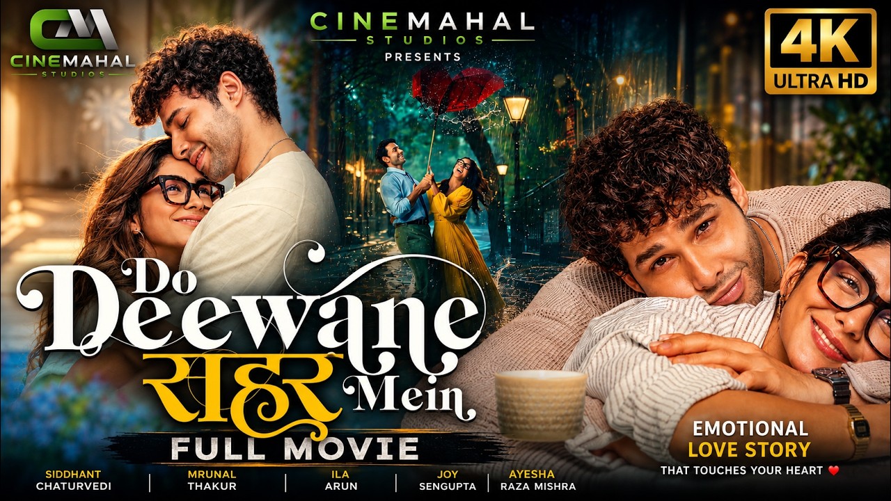Do Deewane Seher Mein (2026) | Siddhant Chaturvedi, Mrunal Thakur | Hindi Romantic Movie 2026 | 4K