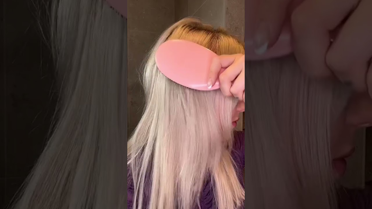 I HATE MY HAIR 💀DYING MY HAIR BLUE AT HOME #hairdye #transformation #bluehair