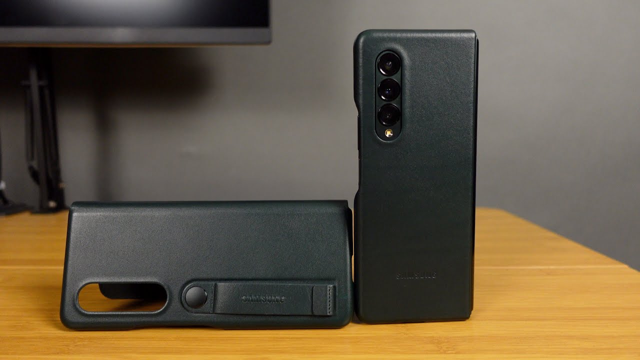 Galaxy Z Fold 3 | Samsung Official Leather Cases Review