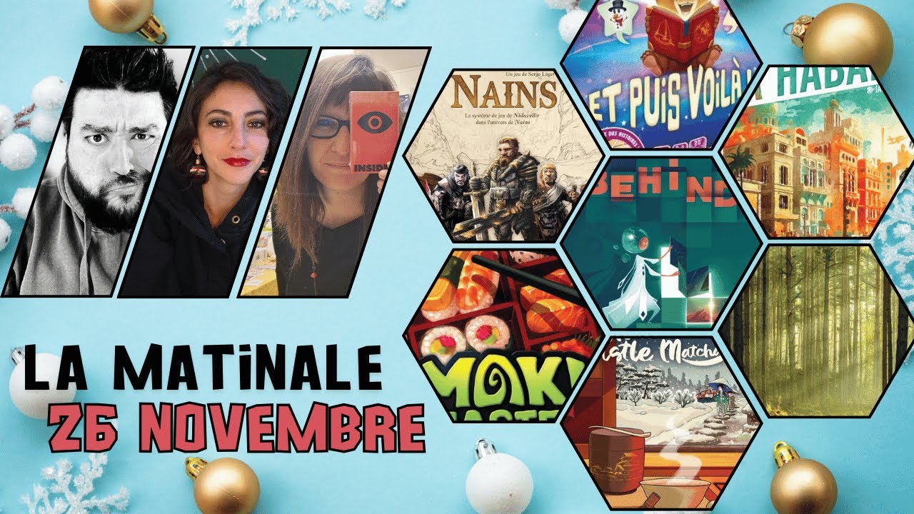 BEHIND, CHATEAU BLANC MATCHA, BLACK FOREST... - La Matinale du 26 Novembre