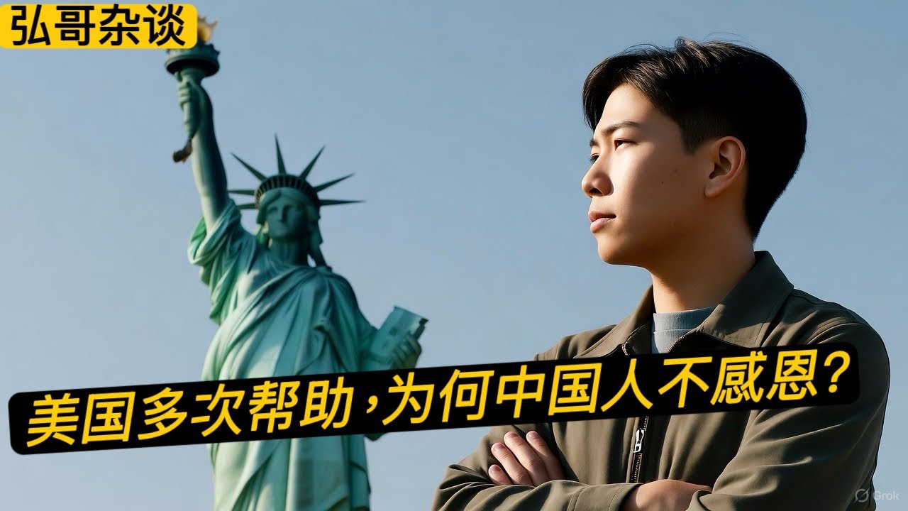 《美国曾多次帮助中国，为何中国人不感恩？》 闲聊，中国人对美国的好感度大约50%吧。