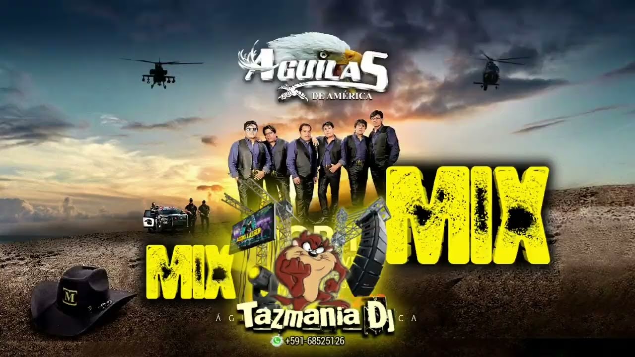 Aguilas de América Mix - intro - a las 5 de la tarde ( Tik Tok )-----((( Tazmania Dj Mixers )))----