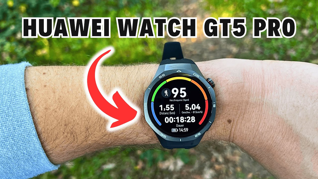 Huawei Watch GT5 Pro Testbericht: Akkulaufzeit, Navigation, EKG & vieles mehr!