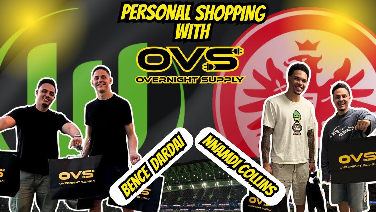 PERSONAL SHOPPING MIT BENCE DARDAI & NNAMDI COLLINS! 🛍️⚽️