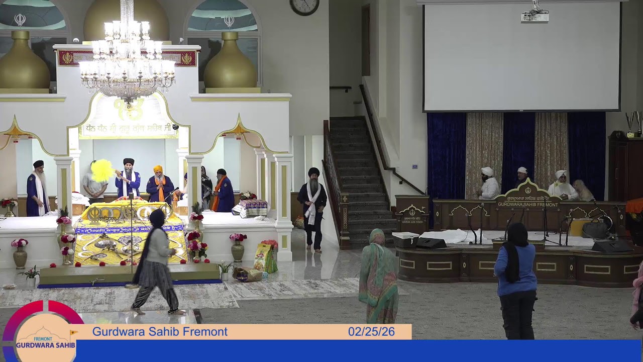 Gurdwara Sahib Fremont Evening Diwan 2026-02-25