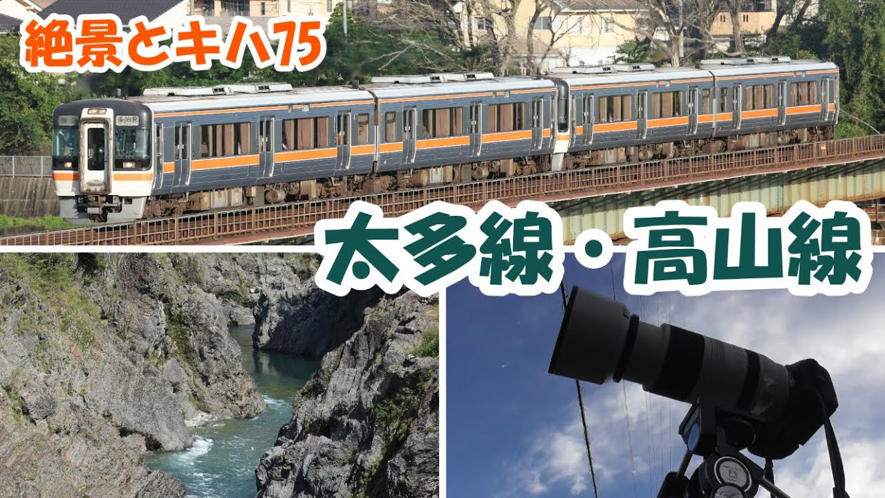 【太多線・高山本線】 美濃地区のキハ75形を撮る！ 【海ミオ】