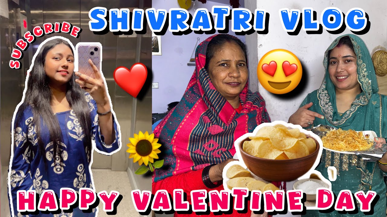 Shivratri Vlog | Happy Valentine Day Everyone 😍😍😍 | Resham vlog | 