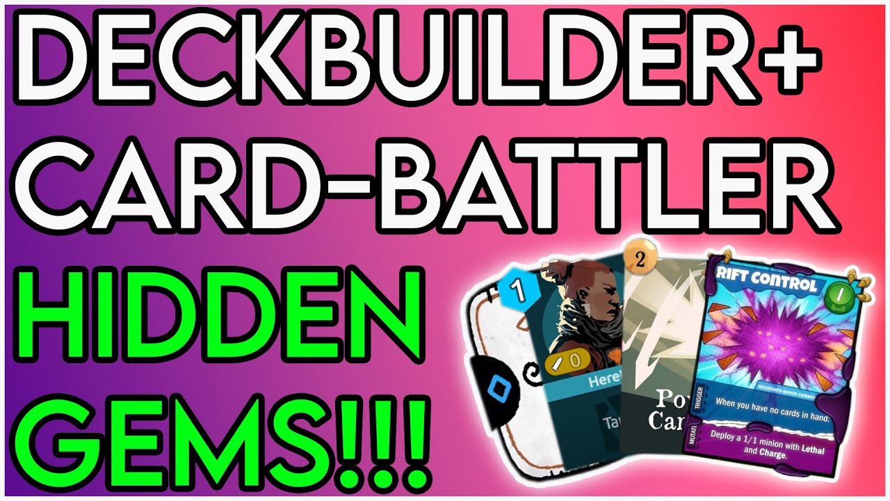 Ten Deckbuilder and Card-Battler HIDDEN GEMS! [Games like Slay the Spire, Monster Train, Griftlands]