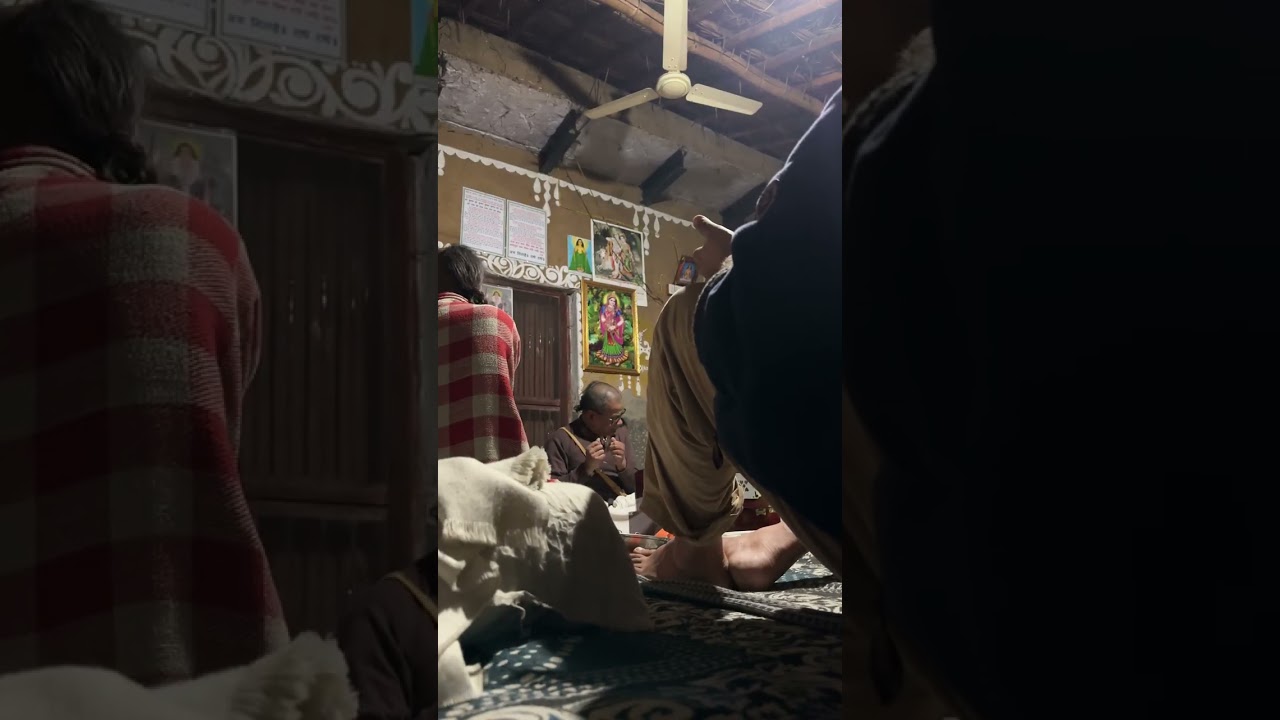Киртан в дворах Радха кунды. 20 февраля 2026