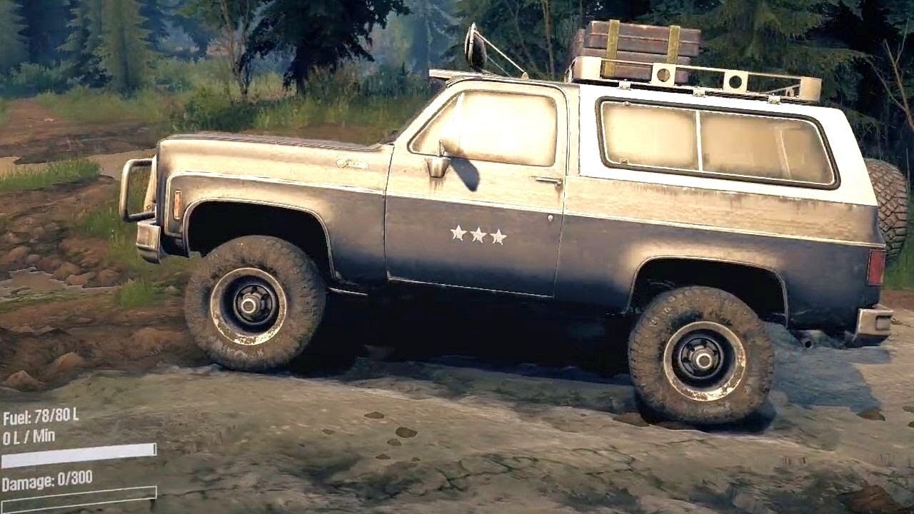 Spintires MudRunner - Chevrolet K5 Blazer Off Road Driving