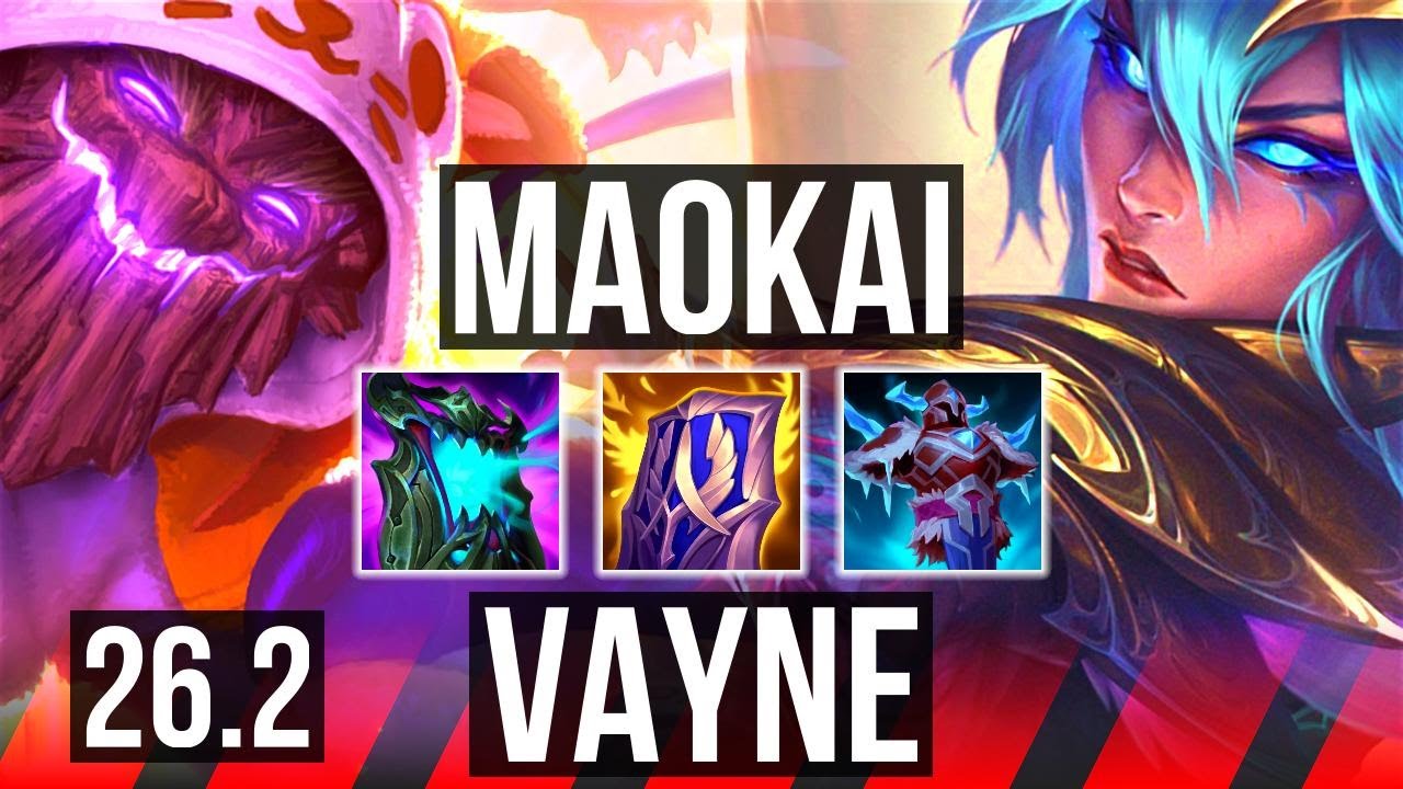 MAOKAI vs VAYNE (TOP) | EUW Grandmaster | 26.2