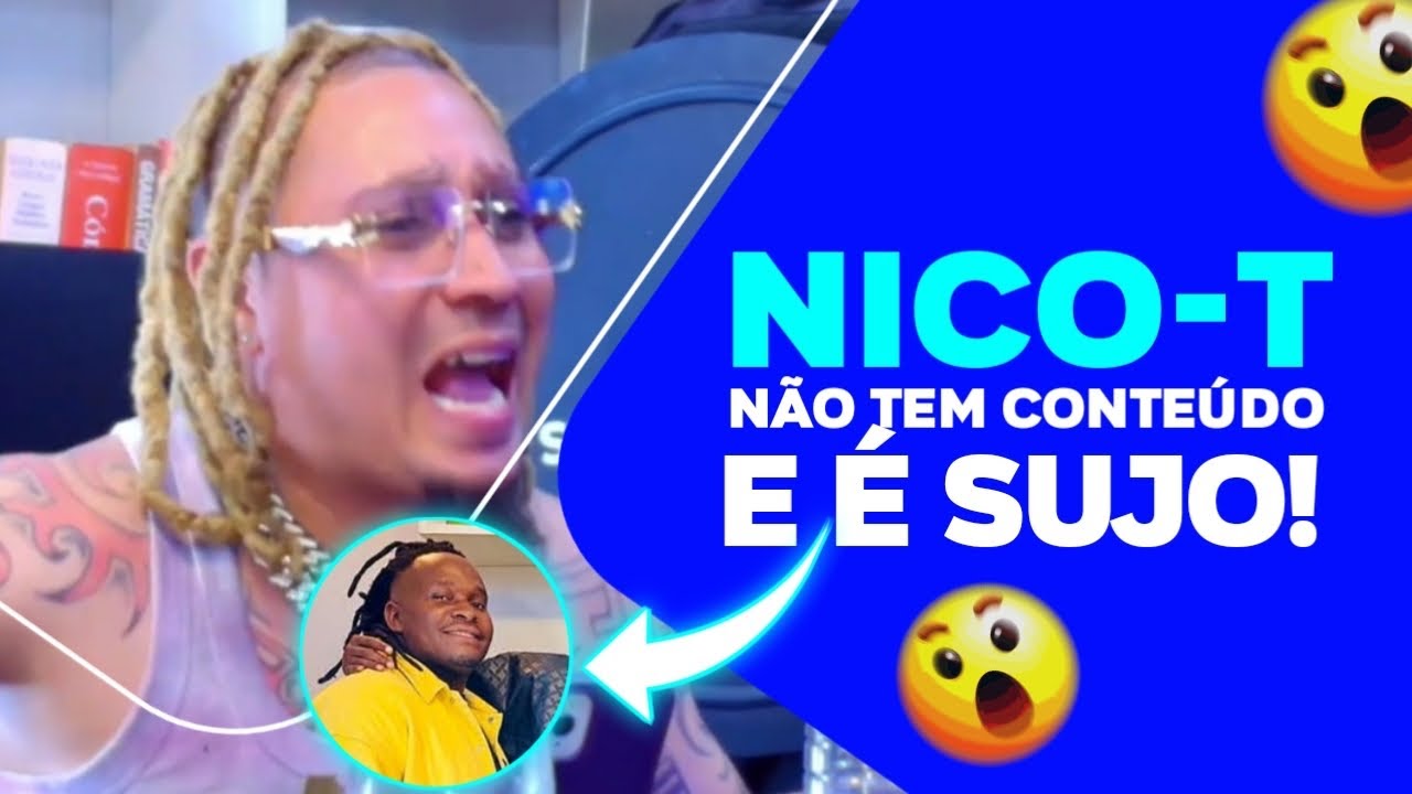 Ary The King: Nico T Não tem conteúdo, é sujo, cuspe no prato que come!
