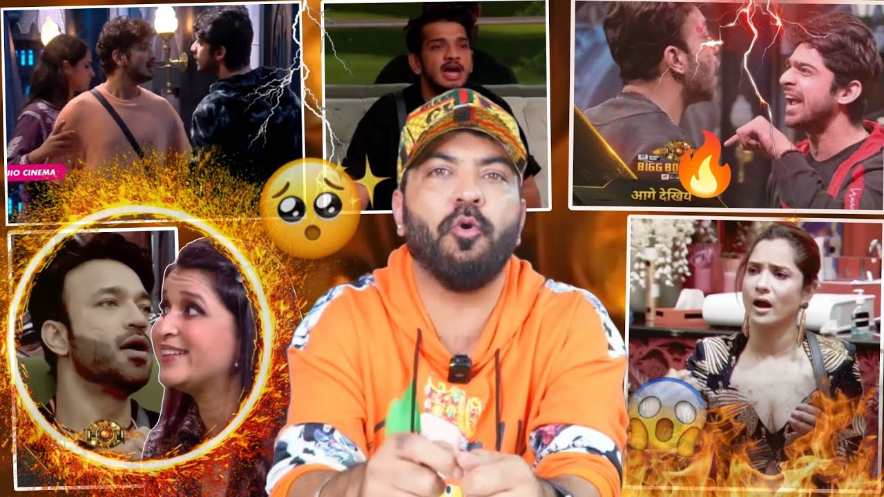 #BIGGBOSS17 : ABHISHEK VS MUNAWAR ANKITA VICKY OR MANNARA ISHA SAMARTH FIGHT MANU PUNJABI