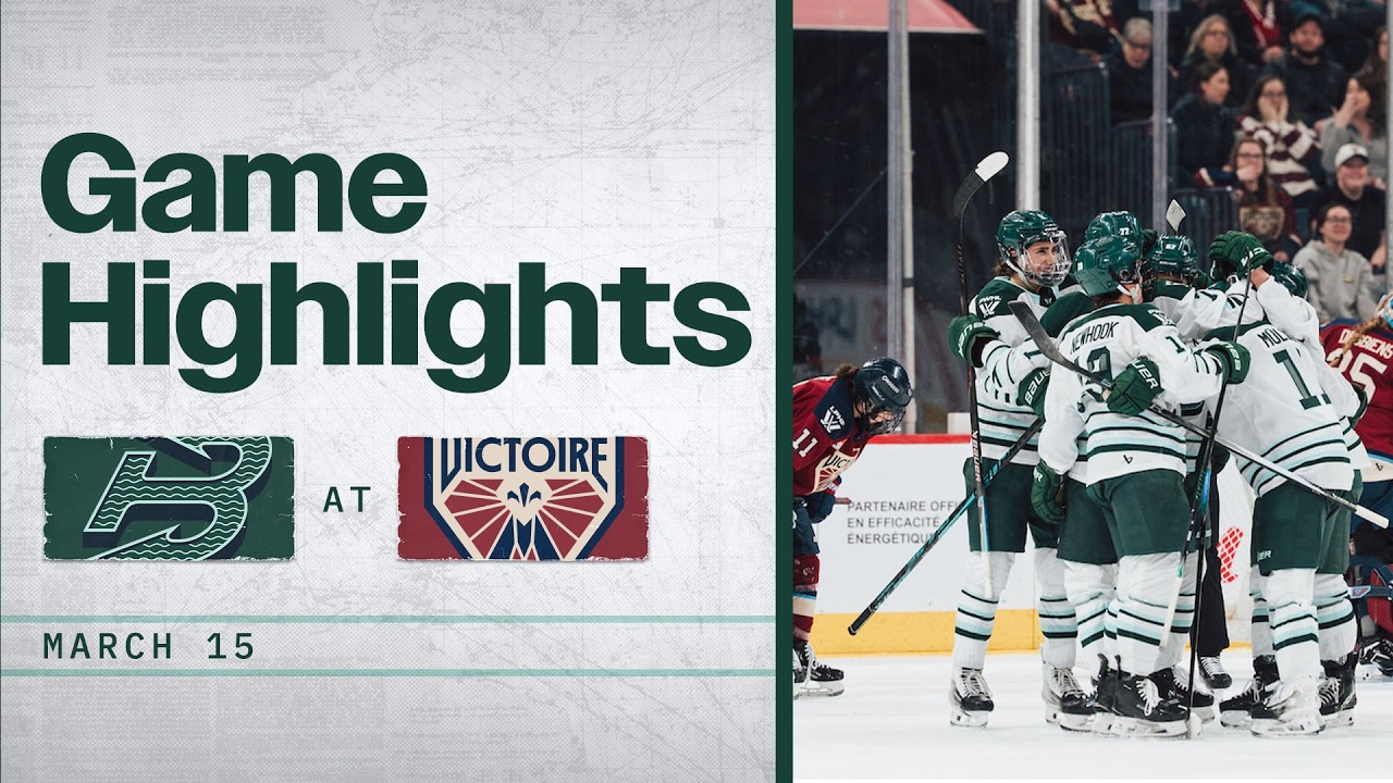 PWHL Highlights | Boston Fleet at Montreal Victoire | March 15, 2026