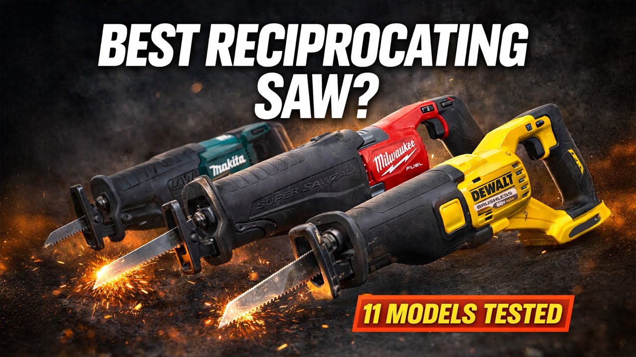 Лучшая сабельная пила? Milwaukee против DeWalt против Makita и многое другое.