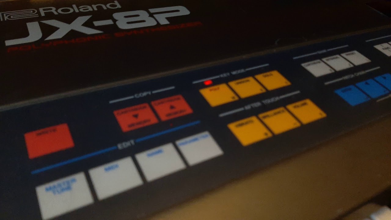 Michael Jackson - Thriller (all synth parts made with Roland JX-8P)