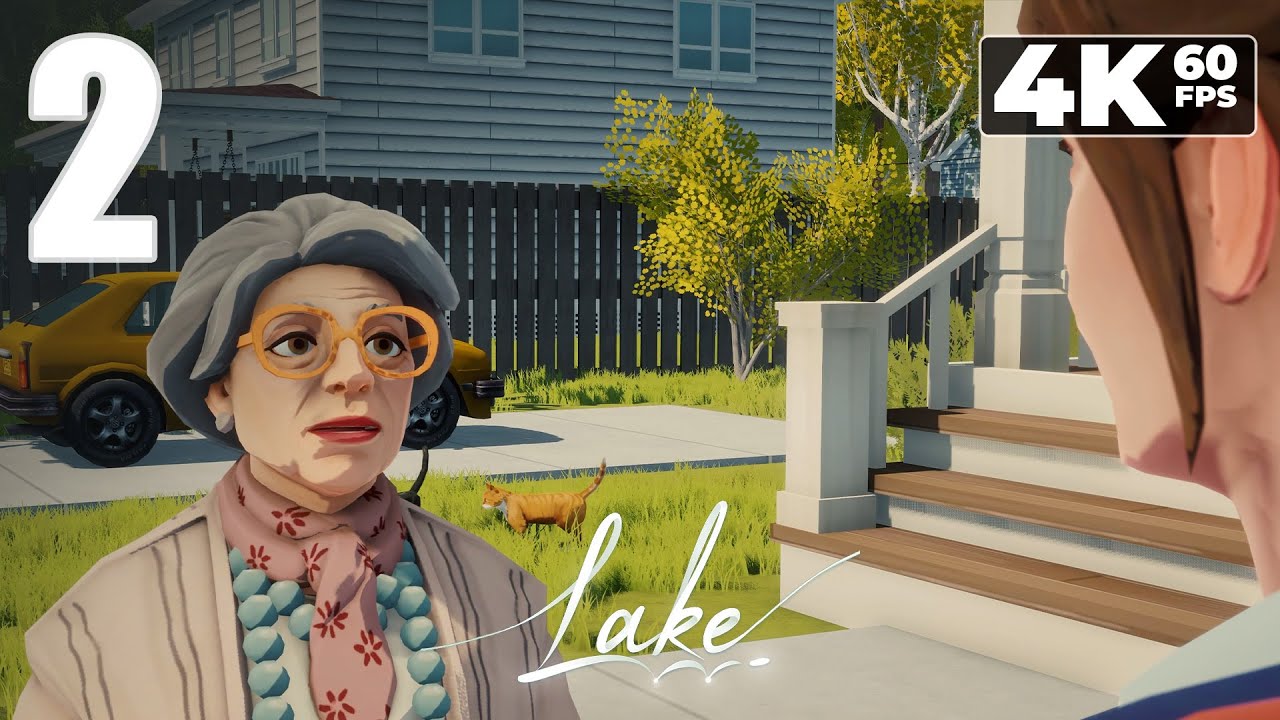 Lake (PC) - 4K60 Walkthrough Part 2 - A Cat Lover