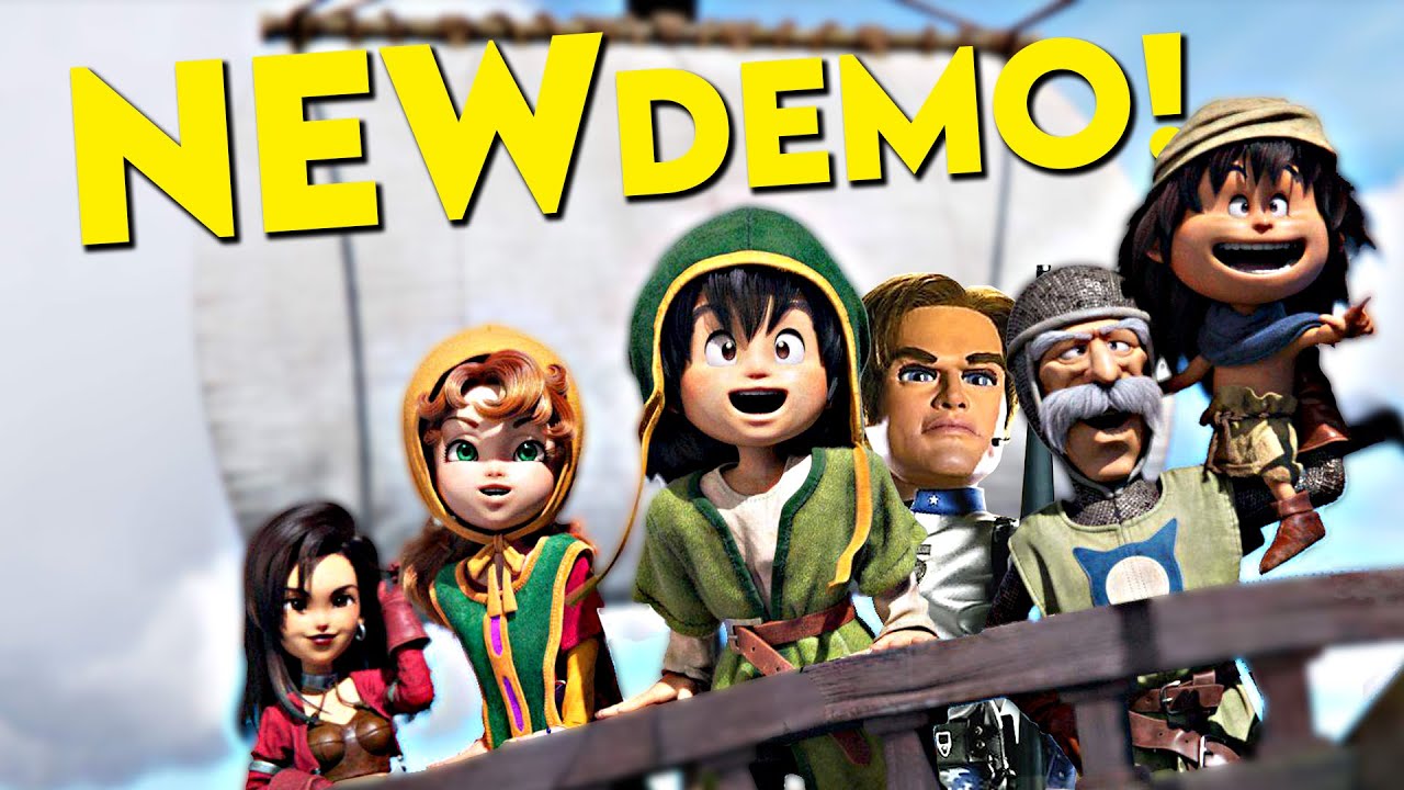 FULL Dragon Quest 7 REIMAGINED Demo 5+ HOURS Hardest Difficulty