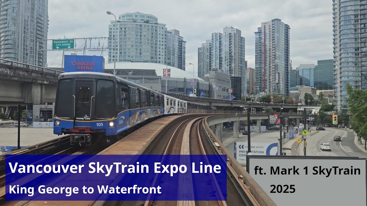 Vancouver SkyTrain Expo Line: King George to Waterfront - Full ride on a Mark 1 SkyTrain