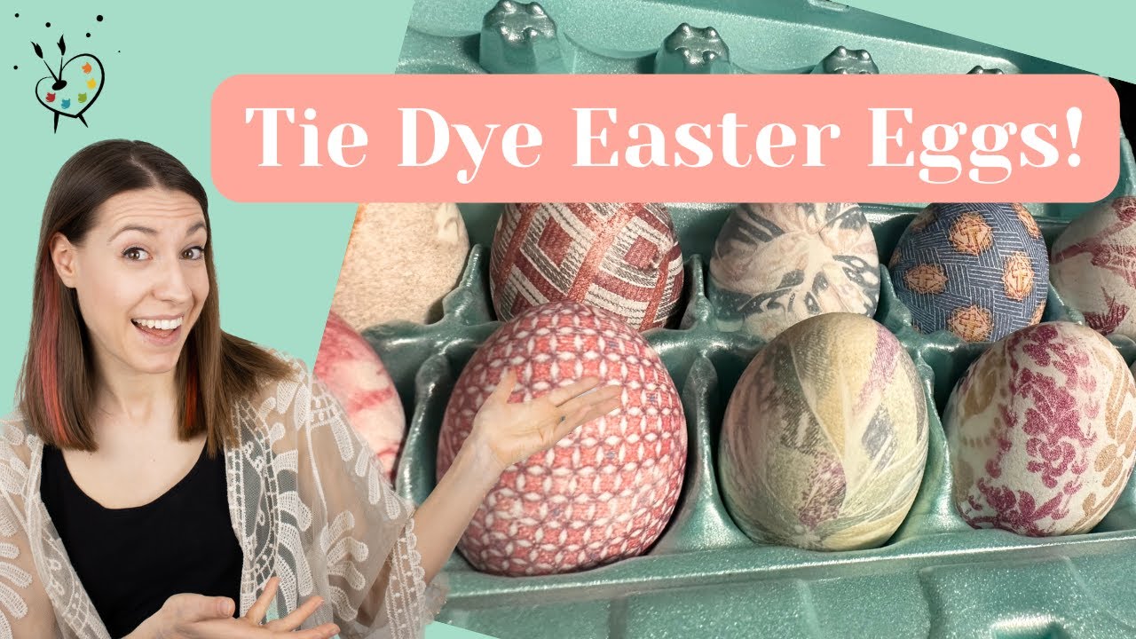 How to Dye Easter Eggs with Silk Ties and Scarves