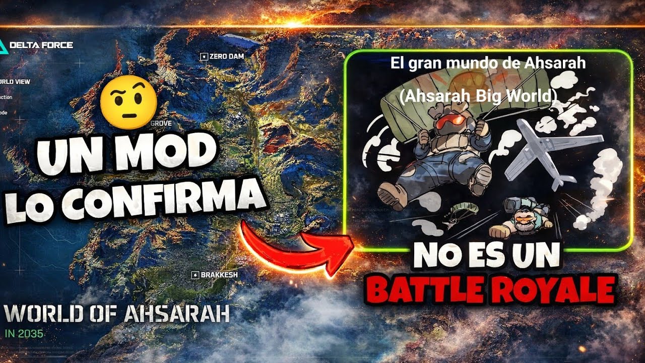 EL MUNDO de AHSARAH NO es el BATTLE ROYALE de DELTA FORCE?