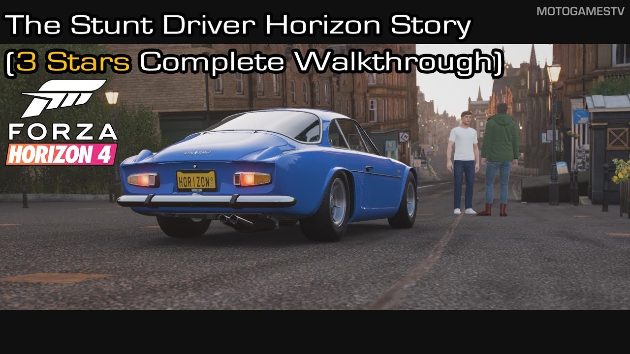 Forza Horizon 4 - The Stunt Driver Horizon Story (3 Stars Complete Walkthrough)