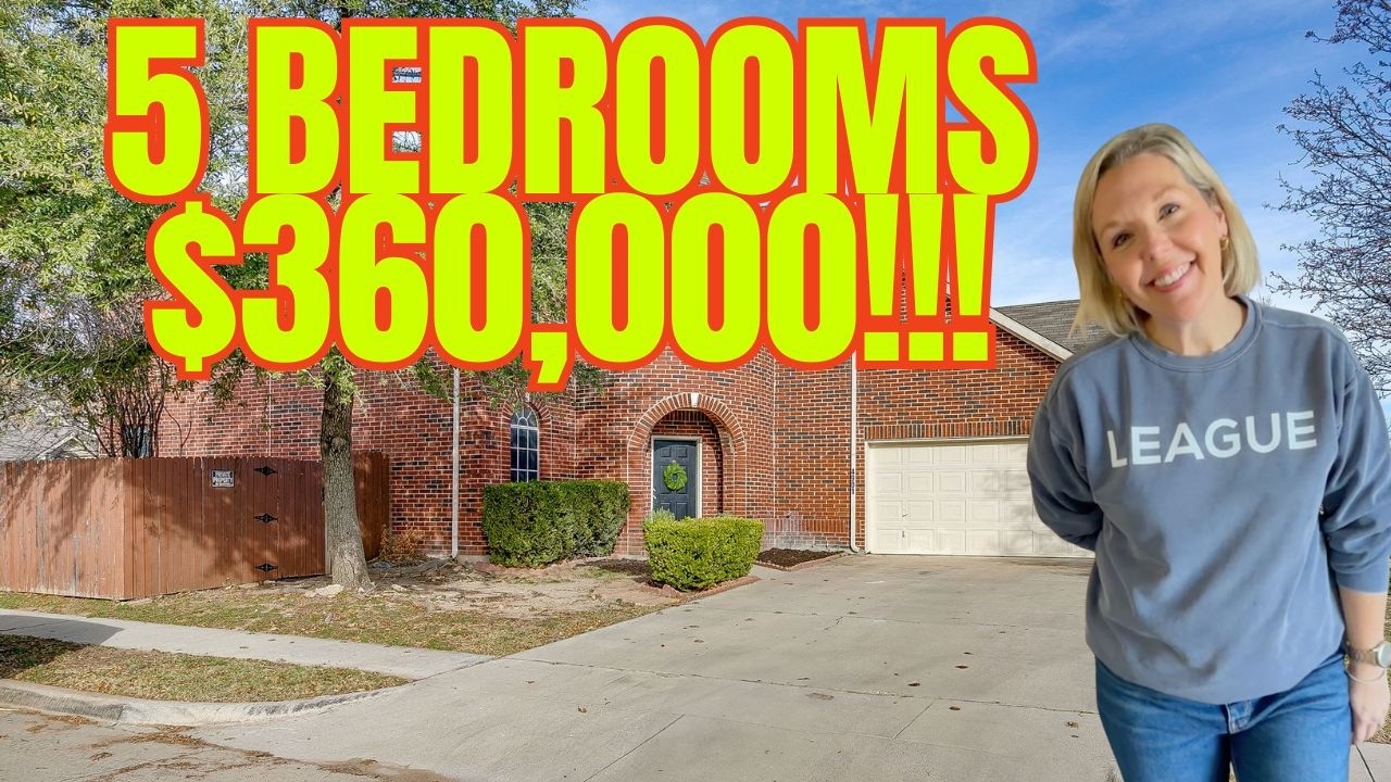 Affordable $385K 5 Bedroom Home Tour in Fort Worth