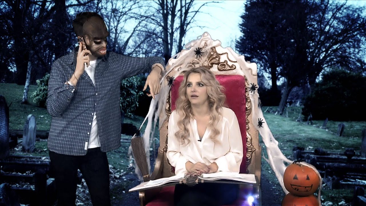 Britney Spears and Nick Grimshaw in, IT'S BRITNEY WITCH!