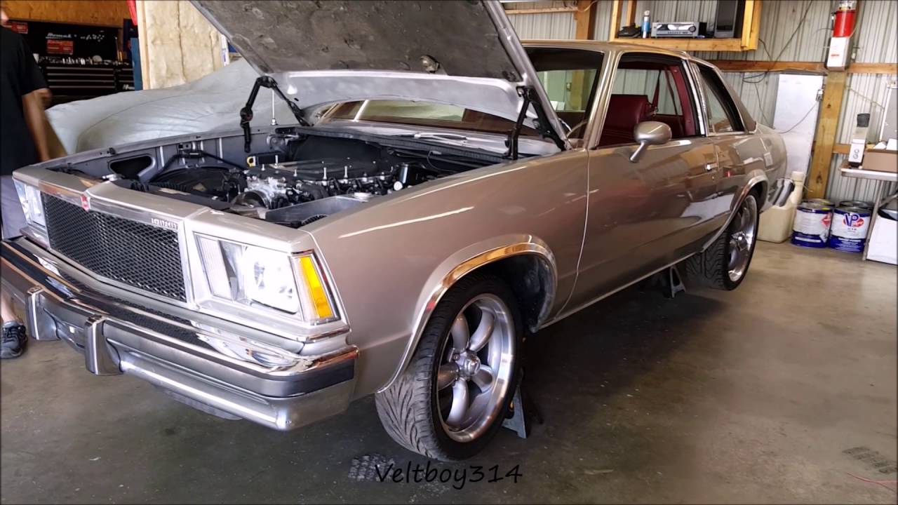 First Start - 1978 Malibu with Z-06 Supercharged LT4 Crate Engine
