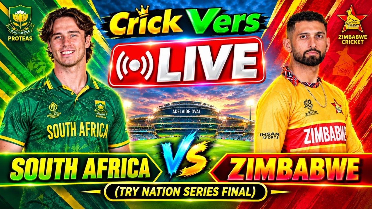 🔴 Live: South Africa Vs Zimbabwe Live &ndash; Final | Live Score & Commentary | SA vs ZIM Live Match toda