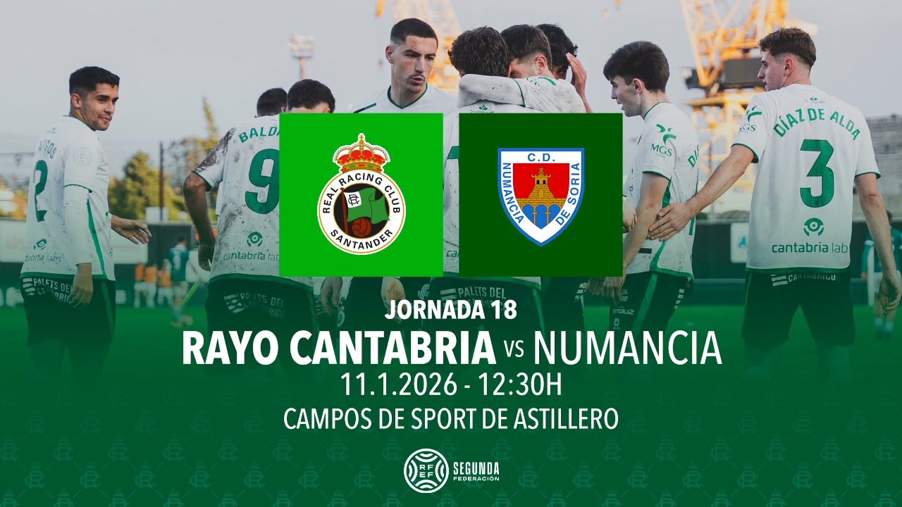 EN DIRECTO | Rayo Cantabria vs Numancia | Jornada 18 Segunda Federación
