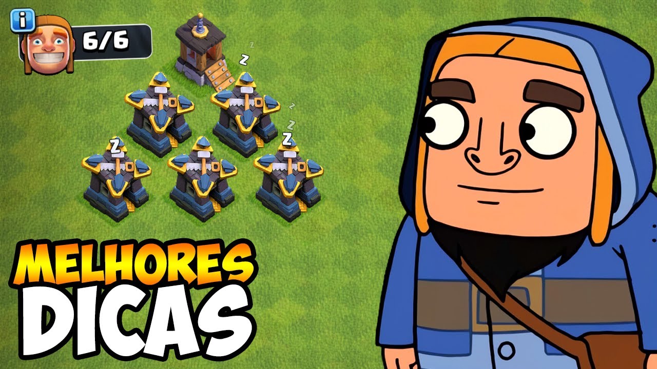 10 MELHORES DICAS DE COMO CONSEGUIR OS 6 CONSTRUTORES MAIS RÁPIDO NO CLASH OF CLANS!