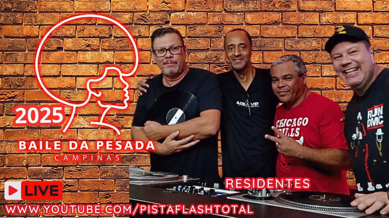 BAILE DA PESADA Campinas 06.10.2025 - Residentes ao vivo quebrando tudo ...