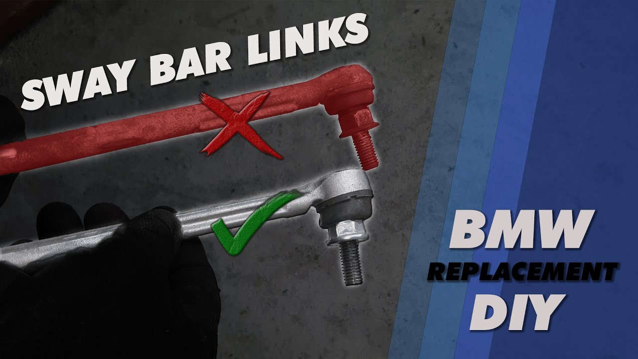 How to replace front Sway Bar Links | Drop Links Stabilizers // BMW E90