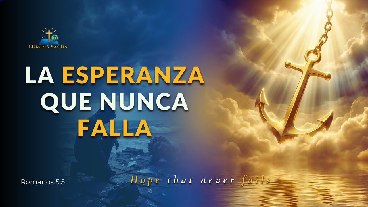 🙏 La ESPERANZA que no falla | Romanos 5:5 | Reflexión cristiana