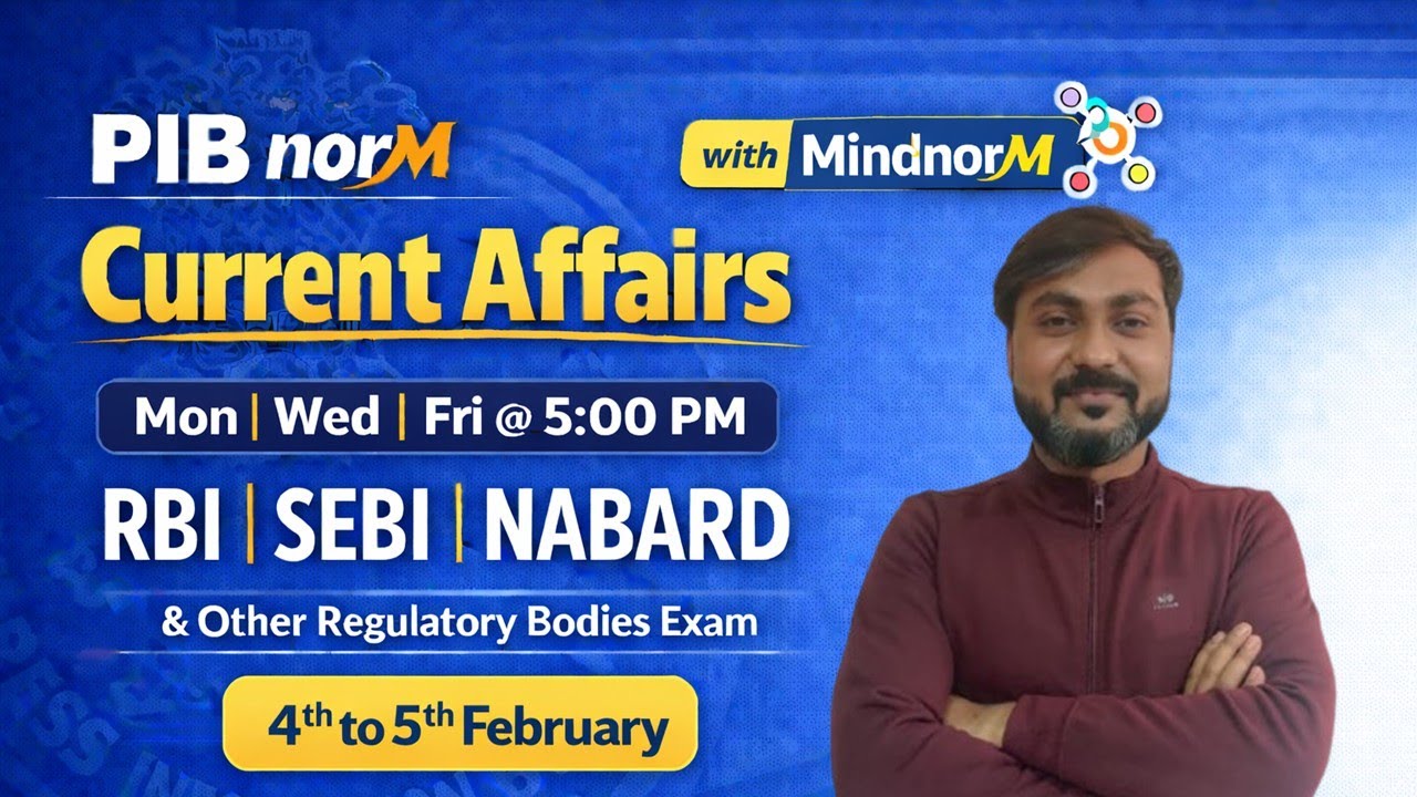 PIB Current Affairs | PIB Manish Sir | PIB for RBI, NABARD, SEBI Grade A | RBI Grade B Preparation