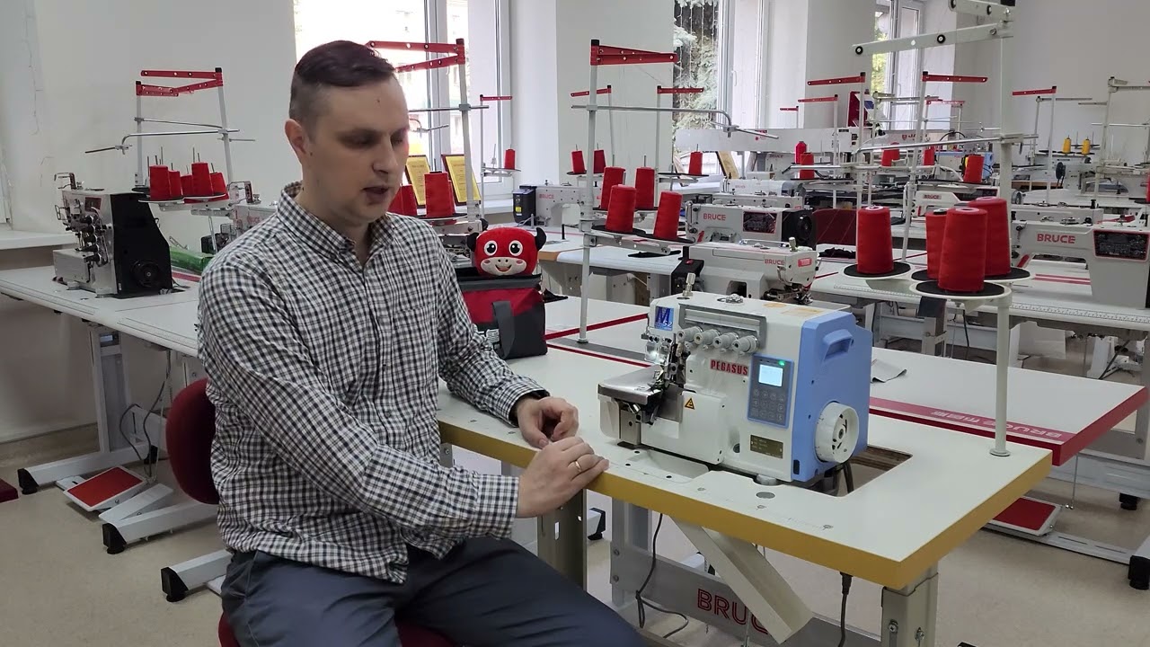 Автоматичний 4-нитковий оверлок Pegasus M52 #оверлок #швейнамашина #sewing #sewingequipment