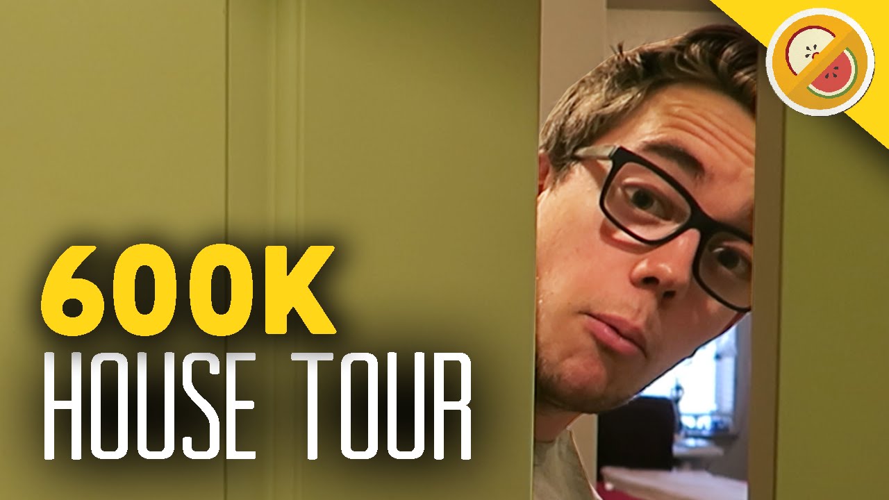 NEW HOUSE TOUR/SETUP VIDEO! 600,000 Subscriber T-Shirt! (Love You)