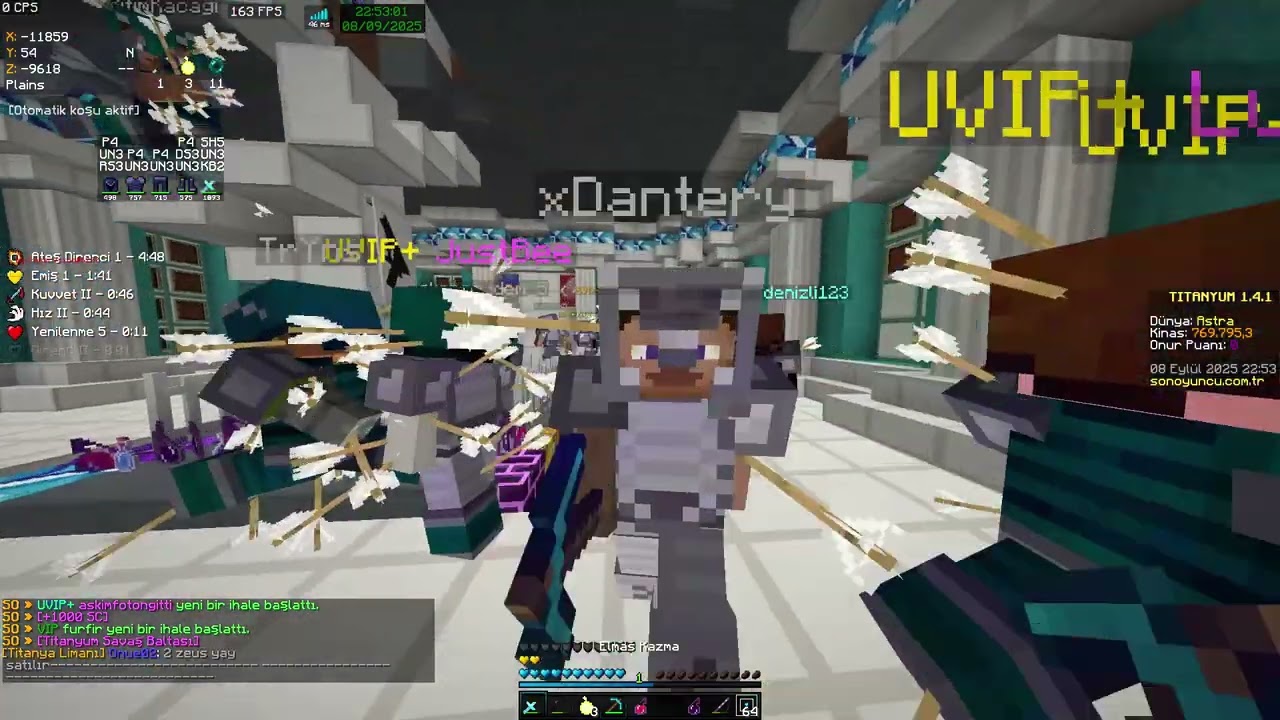 TİTANYUM & AMETİST PATLAYAN 500 SPAWNERLİ CLAİMLER #titanyum #ametist #sonoyuncutitanyum