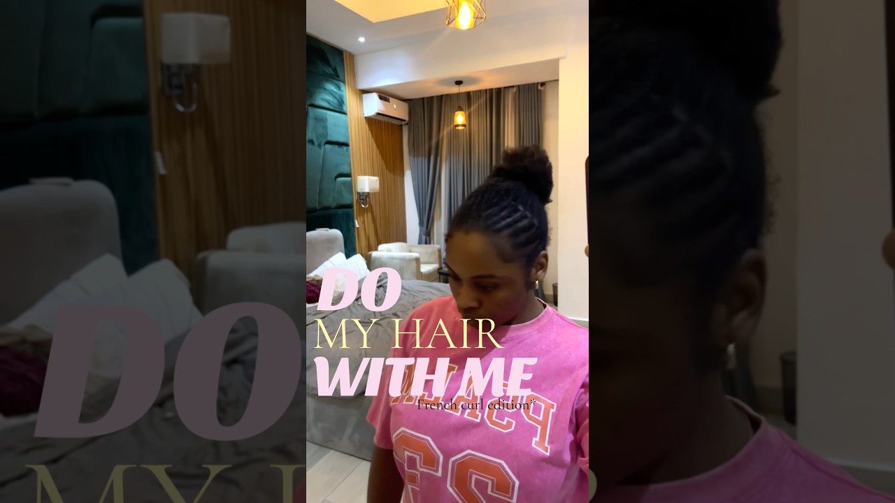 type 4 hair + french curl braids 