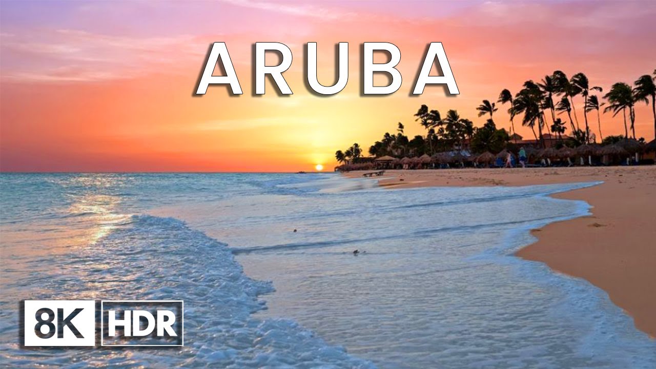 ARUBA &bull; 8K Relaxation Video &bull; Relaxing Music &bull; Nature 8K Video &bull; Drone &bull; HDR &bull; 60 FPS