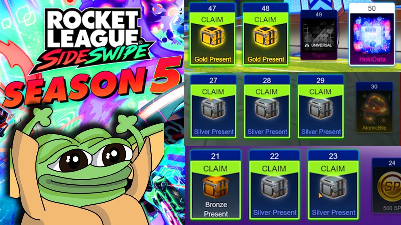 *OPENING ENTIRE ROCKET PASS* | Rocket League Sideswipe Season 5