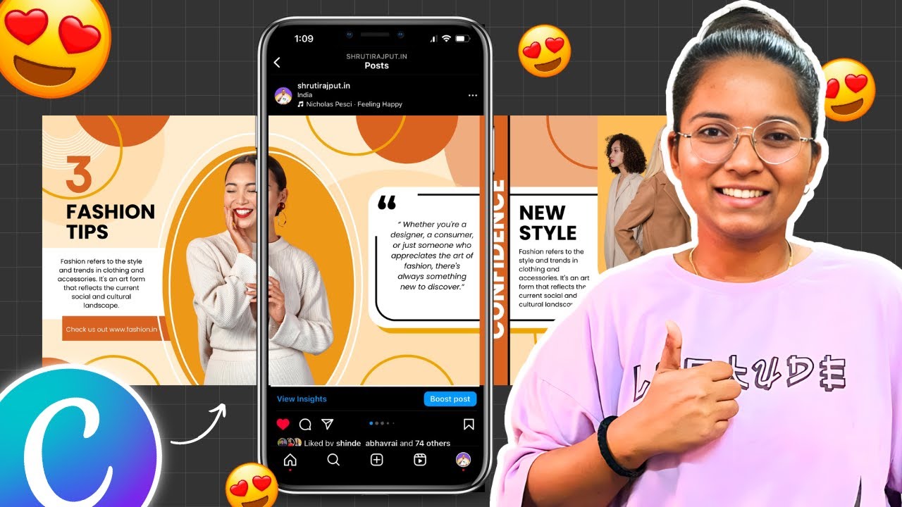 How to create DOPE Seamless Carousels in Canva 🤯