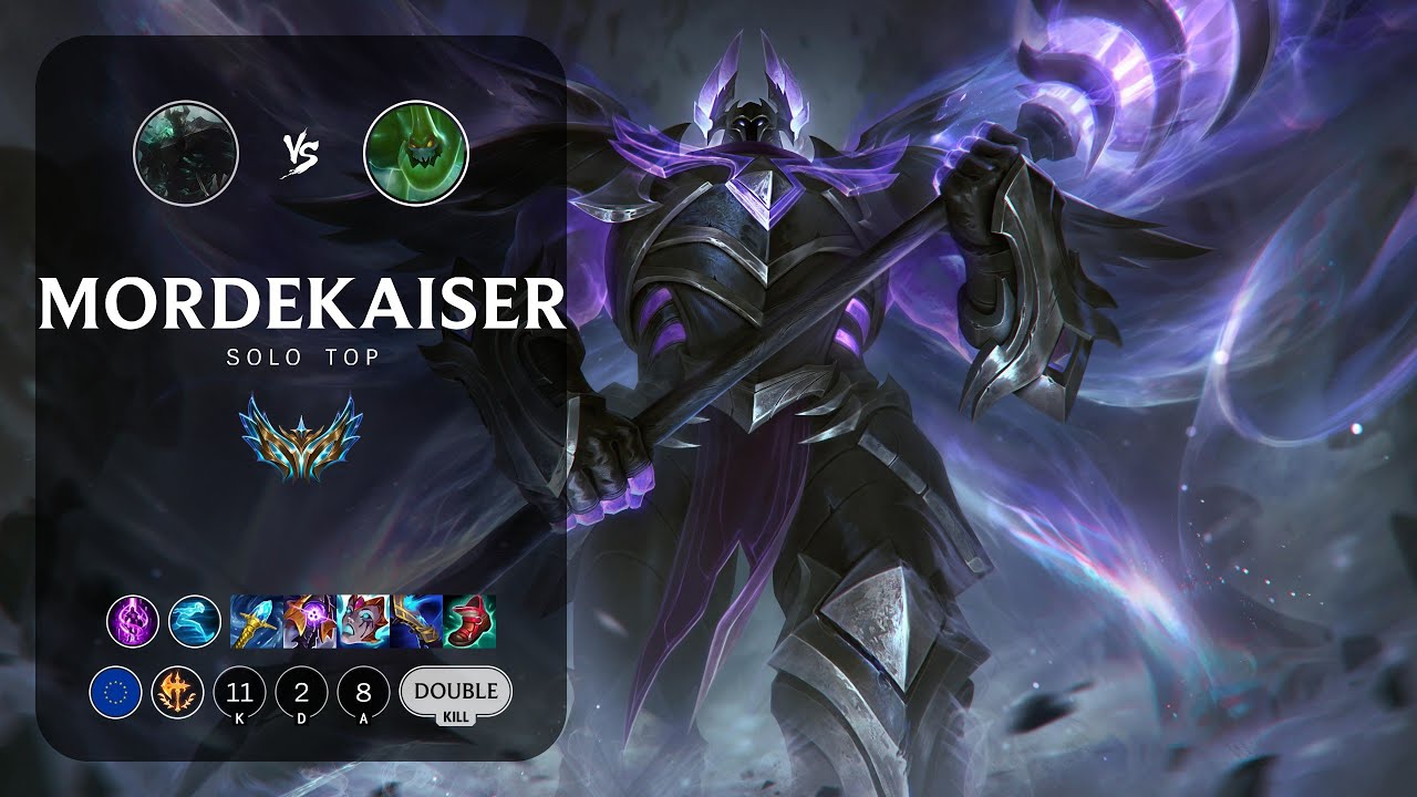 Mordekaiser Top vs Zac - EUW Challenger Patch 14.3