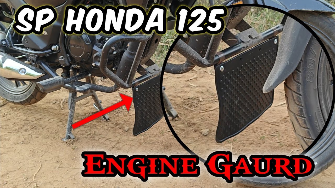 Sp 125 ka Engine Gaurd || Honda Engine Gaurd ||  Vishal Full Vlogs  😍