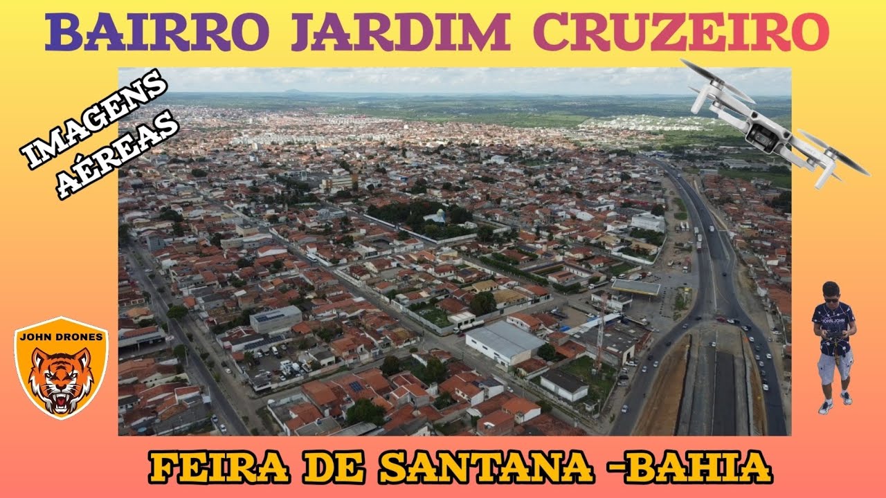 BAIRRO JARDIM CRUZEIRO,FEIRA DE SANTANA-BAHIA,IMAGENS AÉREAS,VOO COMPLETO,DRONE DJI MINI 2
