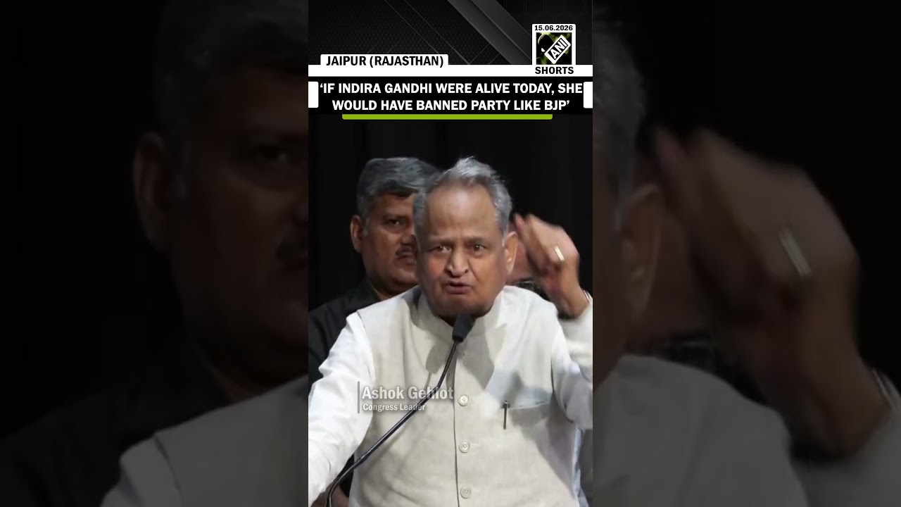 BIG! Congress&rsquo; Ashok Gehlot sparks row with &lsquo;Indira Gandhi would have banned BJP&rsquo; remark