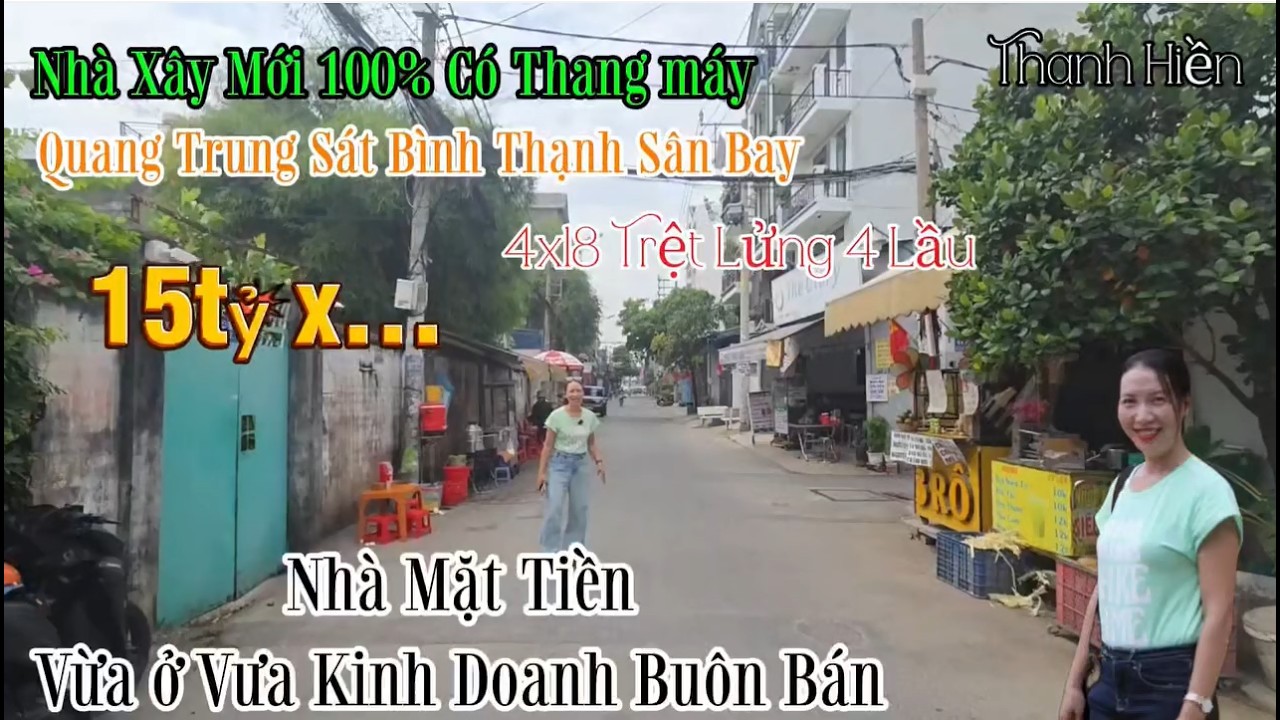 Nhà Mặt Tiền Đường Buôn Bán Kinh Doanh Có Thang Máy | Bán nhà Gò Vấp