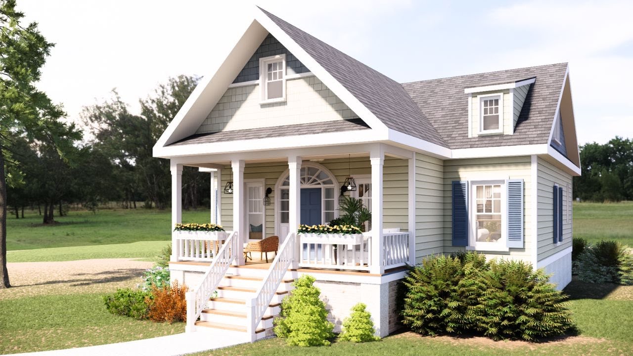 33'x33' (10x10m)  Exploring an Adorable Coastal Cottage Home | Style and Charm Unveiled
