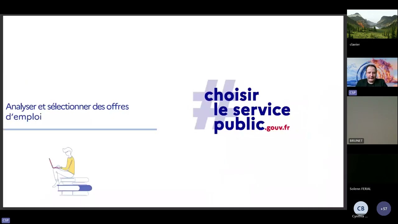 Webconférence - Trouver son emploi sur le « Choisir le Service Public »